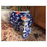 Vases x2, Glass, 12'x15',10'x4'