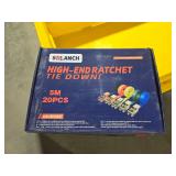 High-End Ratchet Tie Down 20pcs 5 Meter
