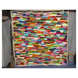 Scrappy Patchwork Quilt 168'x160'