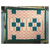 Hand Tied Quilt 9 Patch 76' x 62'
