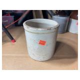 Stoneware Crock, Damaged, 7.5'x7' Dia.