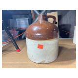 Vintage Stoneware 2 Tone Crock