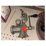 Tinned Meat Grinder, Juicer, Vintage Utensils