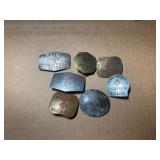 Vintage New Mexico Chauffeur Badges x7