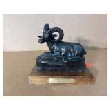 'Desert BigHorn' Bronze Statue By Curtis Fort