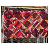 Patchwork Quilt Features Variety Of Fabrics