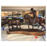 Bronze Sculpture Western Themed