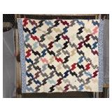 Vintage Hand Stitched Quilt  68' x 78'