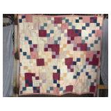 Hand Tied Quilt Block Pattern