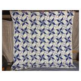 Hand Stitched Friendship Star Quilt 96' x 92'