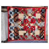 Patchwork Quilt Hand tied 94' x 80'