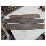 3 Henry Disston & Sons Chainsaw Bars