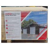 SDLANCH 42' x 30' Triple Garage Metal Shed Box A+B