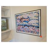 Phyllis Kapp Nighttime Lover Over Santa Fe Print