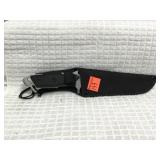 Tactical Combat Knife in Nylon Sheath, 6'