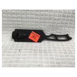 Small Neck Knife with Black Sheath, 3.5'
