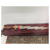 Sword with Saw Tooth Blade