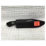 Gil Hibbon Fixed Blade Knife in Leather Sheath