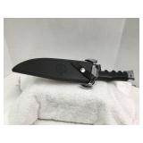 Gil Hibbon MKV Fighter Knife with Sheath, 8'