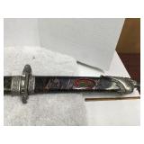 Ornamental Dragon Themed Sword, 27'