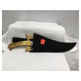 Fantasy Dagger in Nylon Sheath with Damaged Handle