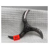 Folding 3 Bladed Throwing Knife