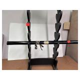 Sword with Decorative Hard Case Scabbard