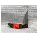 Colt Fixed Blade with Wooden Handle