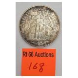 1965 10 Francs silver coin