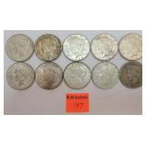 10 1923 silver peace dollars