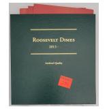 Roosevelt Dimes 2013-,Collector book