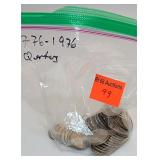 $10 of bicentenial quarters