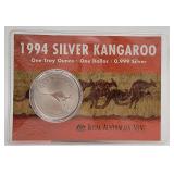 1994 Silver Kangaroo Coin