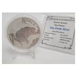 Silver Koala Once Ounce Coin