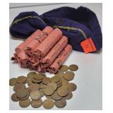 over 550 rolled wheat pennies