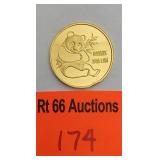 1982 china panda 1/4 oz gold