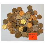 bag of pennies, 1980 and earlier