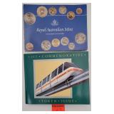 1984 mint set and 1985 token set