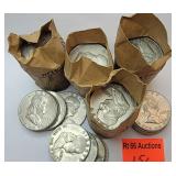 96 Franklin silver half dollars varius years