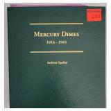 Mercury silver Dimes 1916-1945 book