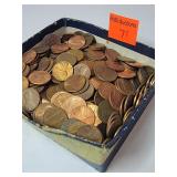 approximately 512 pennies 1960s-1990