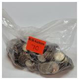 approximately 305 dimes 60s,70s,80s ($30.50)