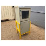Metal Cabinet On Stand - 30'L x 70'H x 26'W