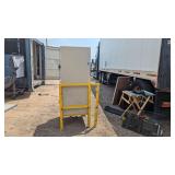 Metal Cabinet On Stand Damaged 30'L x 70'H x 34'W
