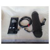 Shure PG58 Microphone, Wire and Boom
