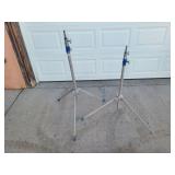 2 Metal Tripods Unknown Brand