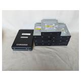 SATA Internal DVD Drives 8 Count Untested