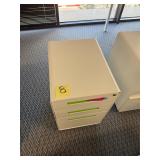 Mobile File Pedestal - w/Key