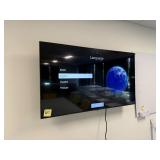 TV, 65', w/Swinging Wall Mount - w/Remote & Legs