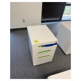 Mobile File Pedestal - w/Key